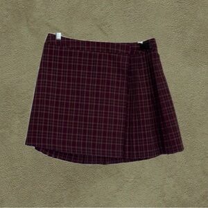 Plaid Mini Skirt
